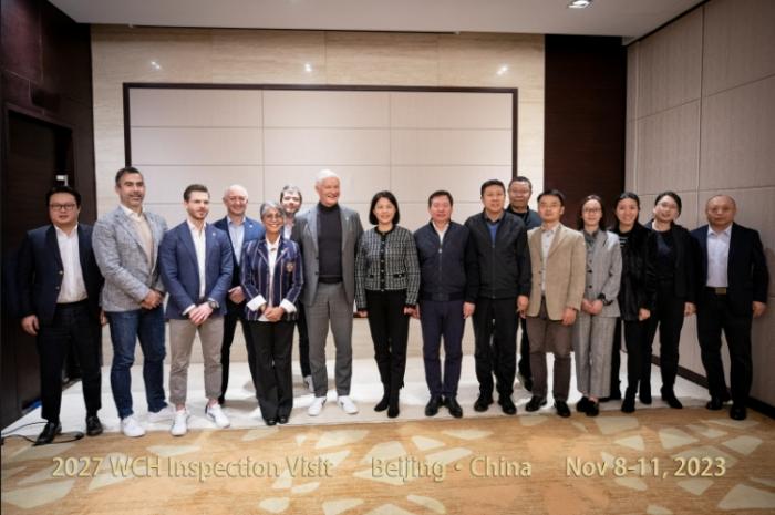 世界田联官员来京考察北